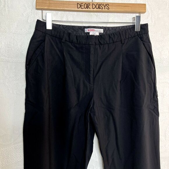Michael Kors Wool Black Straight Dress Pants - Picture 2 of 6